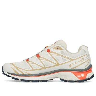 Salomon Xt-6 'sand Red Orange' In White