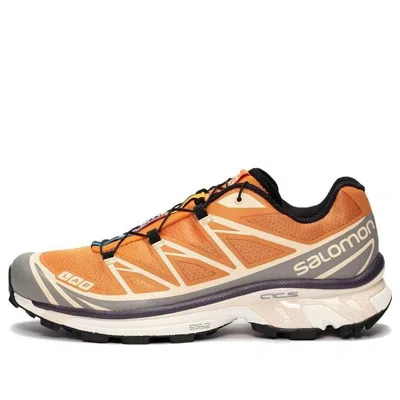 Salomon Xt-6 Series 'orange Grey' In Brown