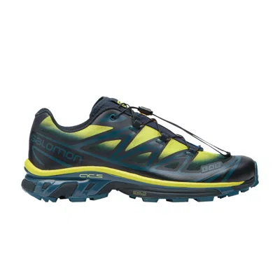 Pre-owned Salomon Xt-6 Skyline 'carbon Sunny Lime' In Blue