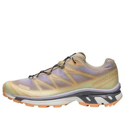 Salomon Xt-6 Skyline 'white Pepper Peach Quartz' In Gold