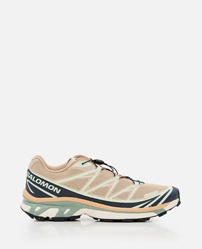 Salomon Xt-6 Sneakers In Beige