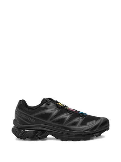 Salomon Xt-6 Expanse Black Sneakers With Logo Applied On The Tongue And Chunky Sole In Fabric Unisex