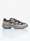 Salomon Xt-6 Sneakers In Black,brown