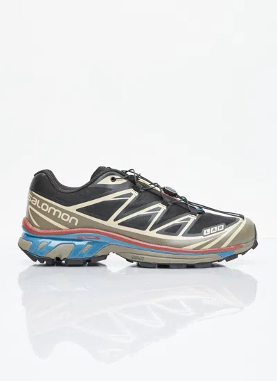Salomon Xt-6 Sneakers In Black  Falcon  & Eden
