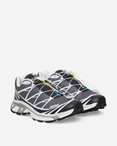 Salomon Xt-6 Sneakers Grisaille / Blue Nights / Violet In Gray