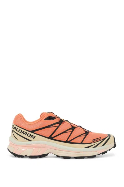 Salomon Xt-6 Sneakers In Orange