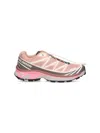 Salomon 'xt-6' Pink Sneaker With Logo Applied On The Tongue And Chunky Sole In Pink