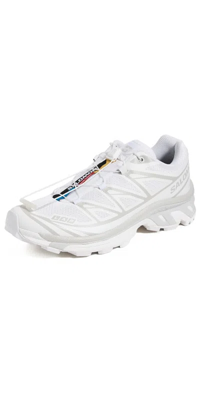 Salomon Xt-6 Sneakers White/white/lunar Rock