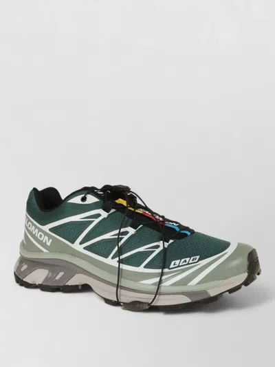 Salomon Xt 6 Technical Performance Trekking Sneakers In Green