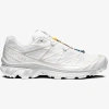 Salomon Mens White White Lunar Rock Xt-6 Quick-lace Mesh Low-top Trainers In White