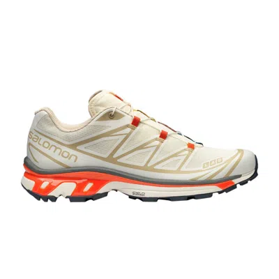 Pre-owned Salomon Xt-6 'vanilla Ice Red Orange' In White