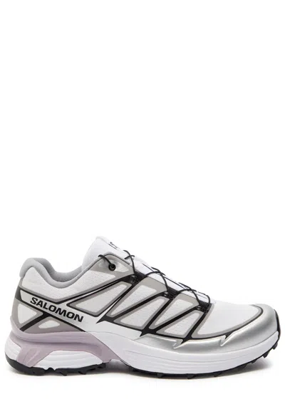 Salomon Xt-pathway 2 Panelled Mesh Sneakers In Silver