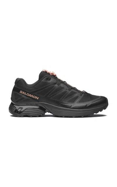 Salomon Xt-pathway 2 Satin Sneakers In Black