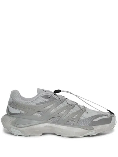 Salomon Gray Xt Pu.re Advanced Sneakers In Gray Violet / Flint