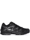 Salomon Mesh Panels Rubber Sole Sneakers In Black