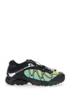 Salomon Xt-whisper Black Sneakers With Printed Logo On The Side And Drawstring Closure In Fabric Unisex In Black