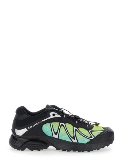 SALOMON 'XT-WHISPER' BLACK SNEAKERS WITH PRINTED LOGO ON THE SIDE AND DRAWSTRING CLOSURE IN FABRIC UNISEX