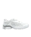 Salomon 'xt-whisper' White Sneakers With Printed Logo On The Side And Drawstring Closure In White