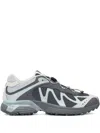 Salomon Slip-on Sneakers With Rubber Sole And Mesh Panels In Gray