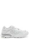 Salomon 'xt-whisper' White Sneakers With Printed Logo On The Side And Drawstring Closure In White And Grey