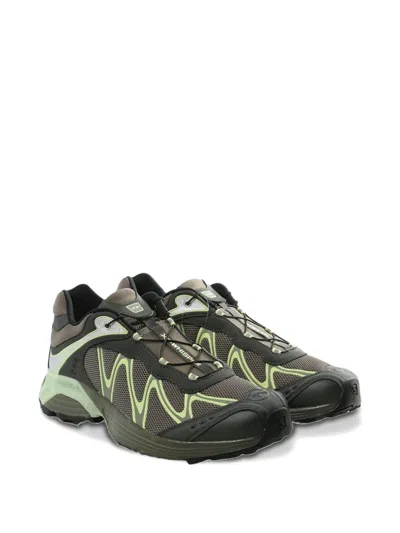 Salomon Xt-whisper Panelled Sneakers In Brown