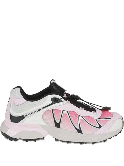 Salomon Xt-whisper Rubber-trimmed Mesh Sneakers In Pink