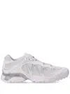 Salomon 'xt-whisper' White Sneakers With Printed Logo On The Side And Drawstring Closure In Bianco