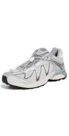 Salomon Xt-whisper Grey Sneakers With Printed Logo On The Side And Drawstring Closure In Fabric Unisex
