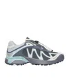 Salomon Slip-on Sneakers With Rubber Sole And Mesh Panels In Gray