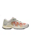 Salomon Whisperer Xt Mesh Panel Sneakers In Shortbread/red Orang/silver