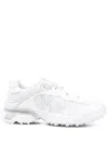 Salomon Xt-whisper' White Sneakers With Printed Logo In White Lunar Rocks Silver