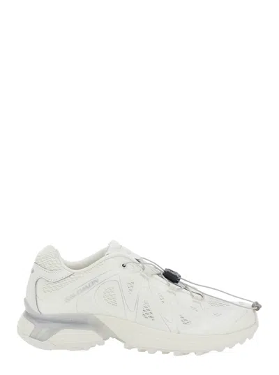 SALOMON XT-WHISPER BEIGE SNEAKERS WITH PRINTED LOGO ON THE SIDE AND DRAWSTRING CLOSURE IN FABRIC UNISEX