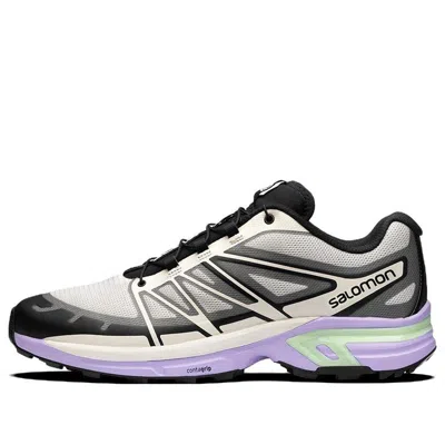 Salomon Xt-wings 2 'beige Black Purple' In Gray