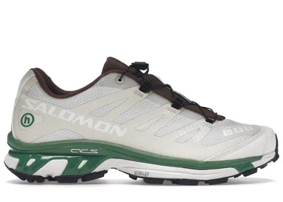 Pre-owned Salomon Xt4 Hidden Ny White Sneakers In Vanilla Ice/amazon/desert Palm In Multi