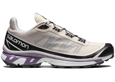 Pre-owned Salomon Xt6 Ft Sneakers In Rainy Day/black/royal Lilac