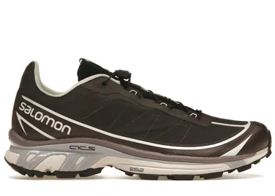 Pre-owned Salomon Xt6 Ft Sneakers In Shale/chocolate Plum/morganite In Multi