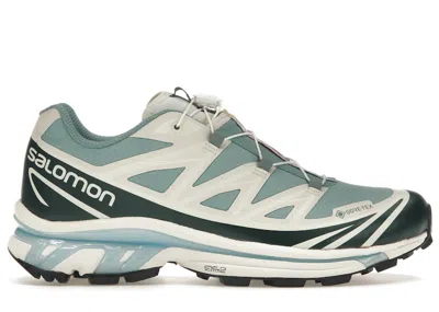 Pre-owned Salomon Xt6 Goretex Kith Sneakers In Trellis/ponderosa Pine/vanilla Ice In Multi