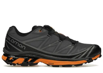 Pre-owned Salomon Xt6 Goretex Utility Sneakers In Black/ebony/marmalade In Multi