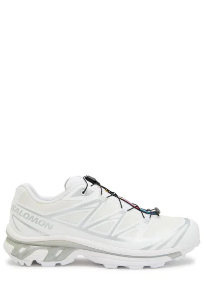 Salomon Xt-6 Gtx Panelled Mesh Sneakers In White