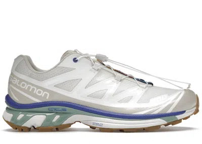 Pre-owned Salomon Xt6 Gum Sneakers In Vanilla Ice/granite Green/white