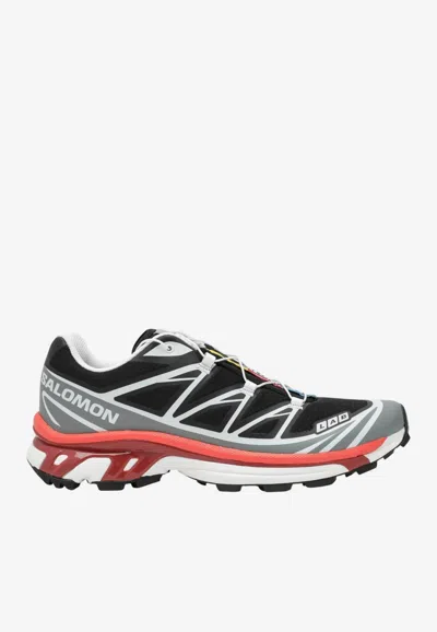 Salomon Xt-6 Low-top Sneakers In Black