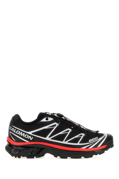 Salomon Unisex Xt-6 Running Sneakers In Maritime Blue In Black