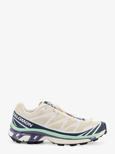 Salomon Xt-6 Nylon Sneakers With Side Logo Print In Multi