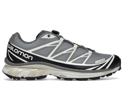 Pre-owned Salomon Xt6 Recut Sneakers In Monument/phantom/vanilla Ice In Multi