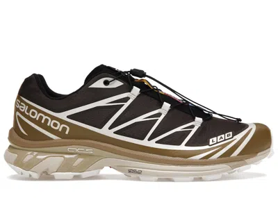 Pre-owned Salomon Xt6 Recut Sneakers In Wren/kangaroo/vanilla Ice In Multi