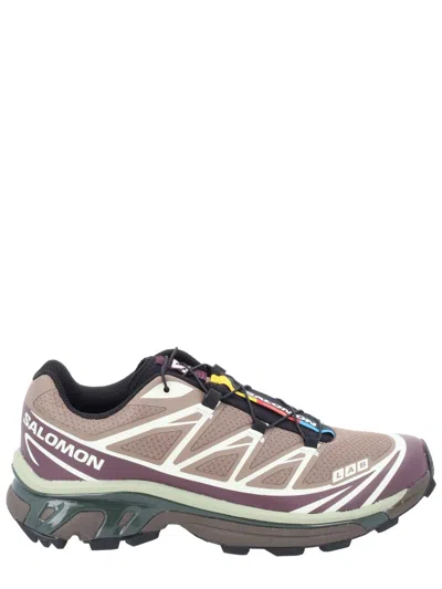 Salomon Xt-6 Sneaker In Brown