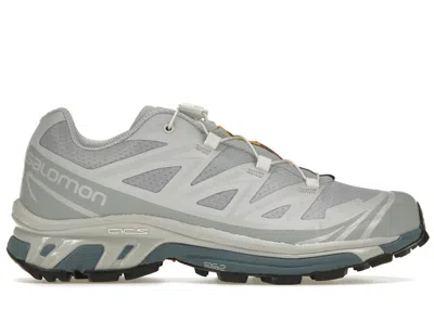 Pre-owned Salomon Xt6 Sneakers In Arctic Ice/china Blue/lunar Rock In Multi