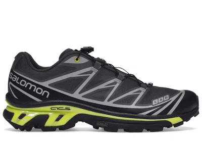 Pre-owned Salomon Xt6 Sneakers In Black/magnet/evening Primrose