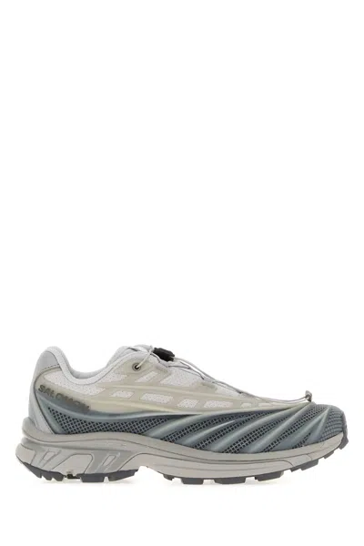 Salomon Xt-evo Sneaker In Grey Fabric And Rubber For Unisex In Gray