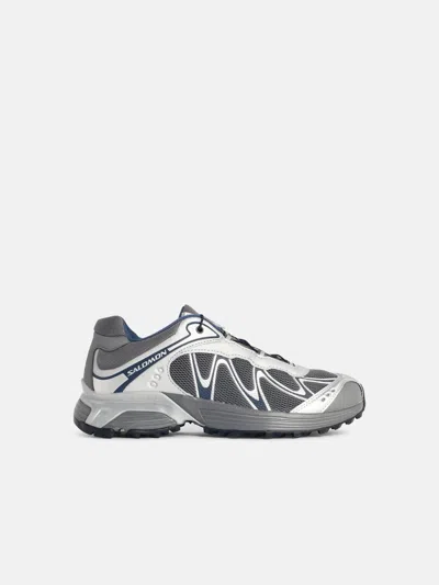 Salomon 'xt-whisper' Grey Tech Fabric Blend Sneakers In Animal Print